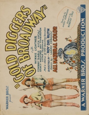 Gold Diggers of Broadway movie poster (1929) Stickers MOV_233d2da6