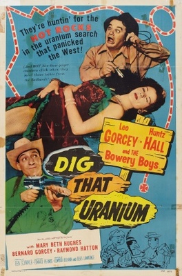 Dig That Uranium movie poster (1955) wood print