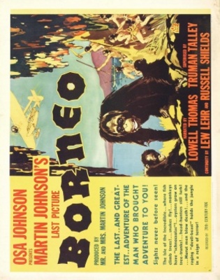 Borneo movie poster (1937) wood print