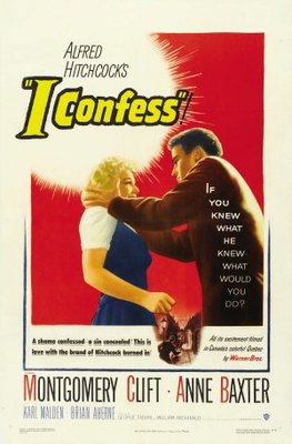I Confess movie poster (1953) pillow