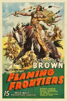 Flaming Frontiers movie poster (1938) mouse pad