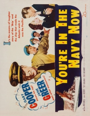 You're in the Navy Now movie poster (1951) metal framed poster