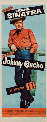 Johnny Concho movie poster (1956) metal framed poster