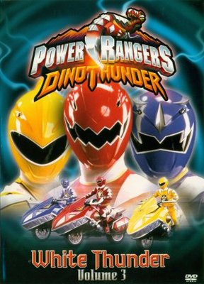 Power Rangers DinoThunder movie poster (2004) wood print