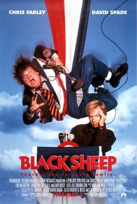 Black Sheep movie poster (1996) metal framed poster