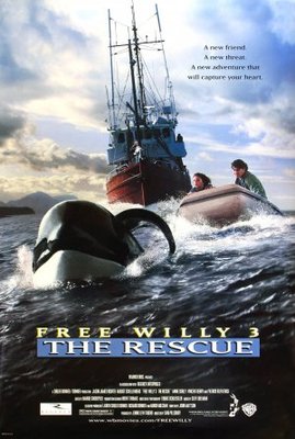 Free Willy 3: The Rescue movie poster (1997) canvas poster