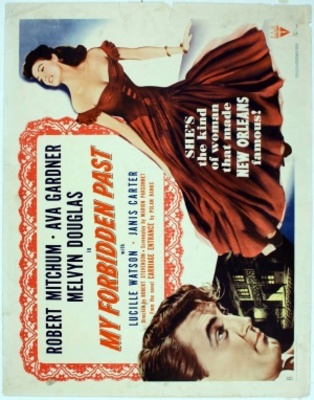 My Forbidden Past movie poster (1951) wood print