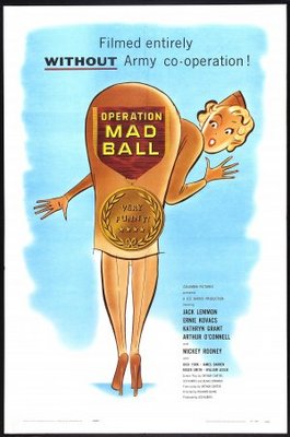 Operation Mad Ball movie poster (1957) tote bag