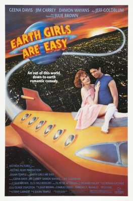 Earth Girls Are Easy movie poster (1988) poster with hanger