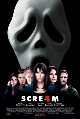 Scream 4 movie poster (2011) canvas poster