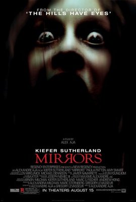 Mirrors movie poster (2008) wood print
