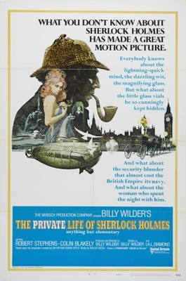 The Private Life of Sherlock Holmes movie poster (1970) poster with hanger