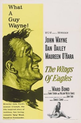 The Wings of Eagles movie poster (1957) wooden framed poster