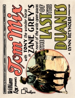 The Last of the Duanes movie poster (1924) canvas poster