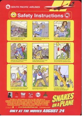 Snakes On A Plane movie poster (2006) Mouse Pad MOV_240034d6