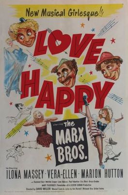 Love Happy movie poster (1949) pillow