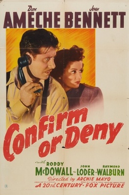 Confirm or Deny movie poster (1941) Poster MOV_2419f031
