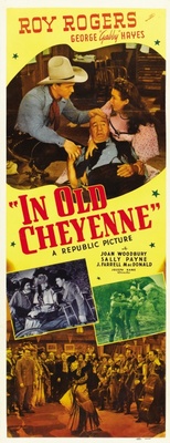 In Old Cheyenne movie poster (1941) poster with hanger