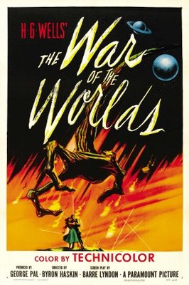 The War of the Worlds movie poster (1953) pillow