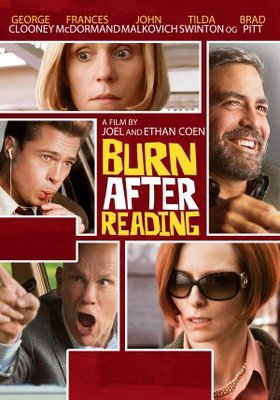 Burn After Reading movie poster (2008) wooden framed poster