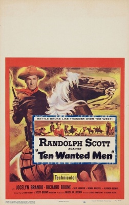 Ten Wanted Men movie poster (1955) poster