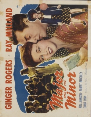 The Major and the Minor movie poster (1942) wooden framed poster