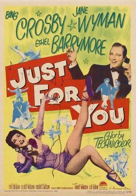 Just for You movie poster (1952) poster with hanger