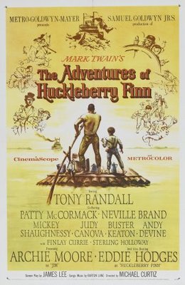 The Adventures of Huckleberry Finn movie poster (1960) canvas poster