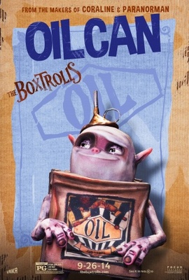 The Boxtrolls movie poster (2014) wood print