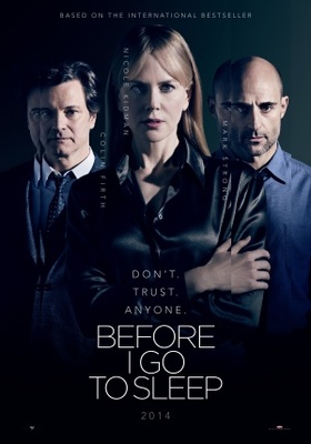 Before I Go to Sleep movie poster (2014) poster