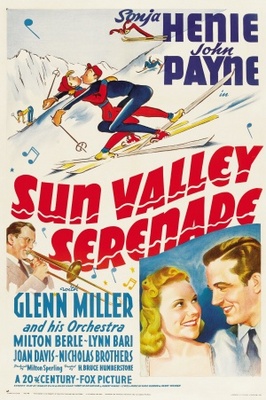 Sun Valley Serenade movie poster (1941) wooden framed poster