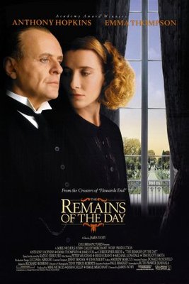 The Remains of the Day movie poster (1993) poster with hanger