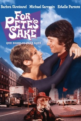 For Pete's Sake movie poster (1974) wooden framed poster