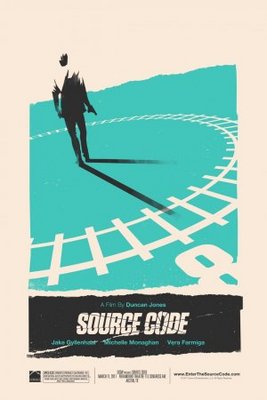 Source Code movie poster (2011) Stickers MOV_24c43194