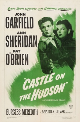 Castle on the Hudson movie poster (1940) wood print