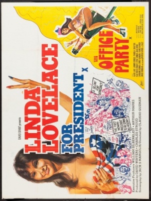 Linda Lovelace for President movie poster (1975) Stickers MOV_24e5294c