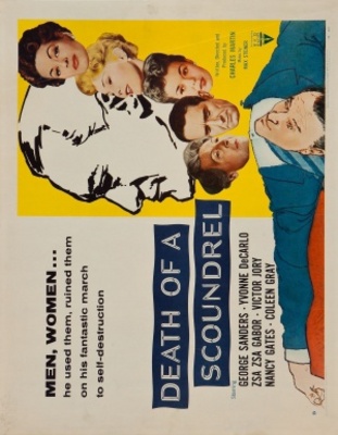 Death of a Scoundrel movie poster (1956) pillow