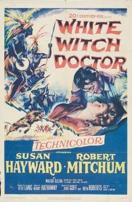 White Witch Doctor movie poster (1953) wooden framed poster