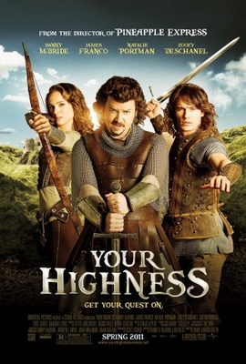 Your Highness movie poster (2011) wooden framed poster