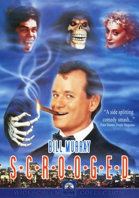 Scrooged movie poster (1988) Stickers MOV_25286e80
