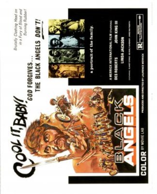 The Black Angels movie poster (1970) metal framed poster