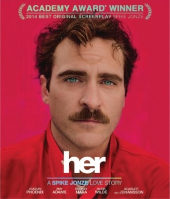 Her movie poster (2013) Mouse Pad MOV_2541ae91