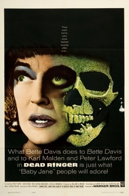 Dead Ringer movie poster (1964) canvas poster