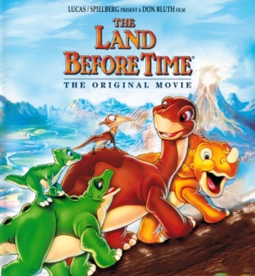 The Land Before Time movie poster (1988) wooden framed poster