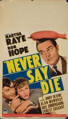 Never Say Die movie poster (1939) Stickers MOV_2576514e