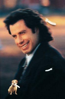 Michael movie poster (1996) wooden framed poster