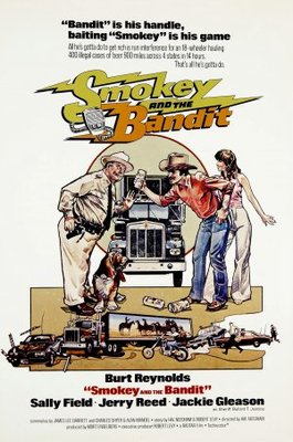 Smokey and the Bandit movie poster (1977) wooden framed poster