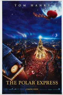 The Polar Express movie poster (2004) wood print