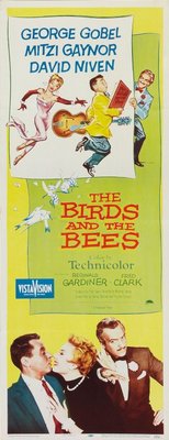 The Birds and the Bees movie poster (1956) t-shirt