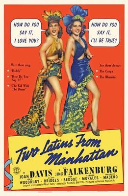 Two Latins from Manhattan movie poster (1941) wood print